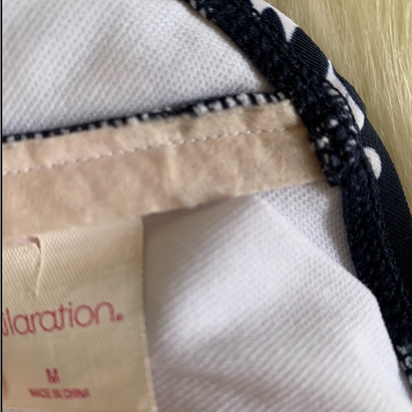 Xhilaration Women’s Bikini Set Navy Blue&White - Picture 8 of 10